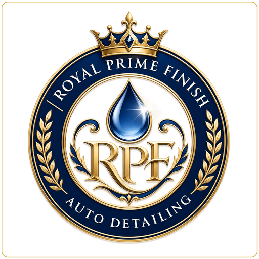 RPF Crest Drop — Royal Prime Finish seal of quality